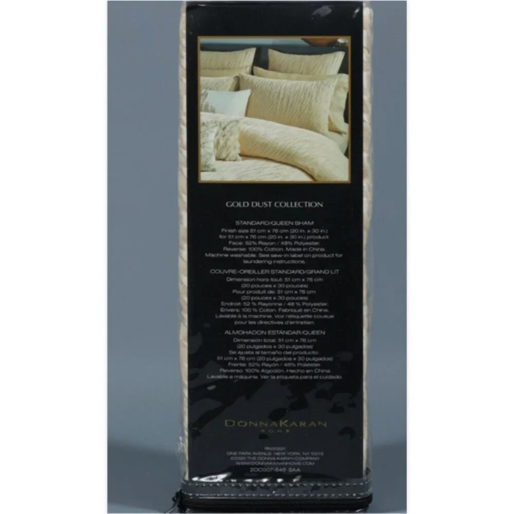 Donna Karan Home Gold Dust Standard/Queen Sham